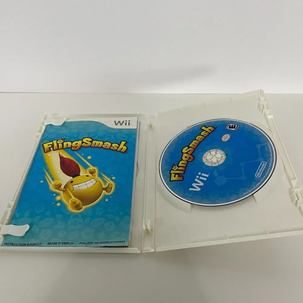 FlingSmash Video Game for Nintendo Wii CIB **READ**